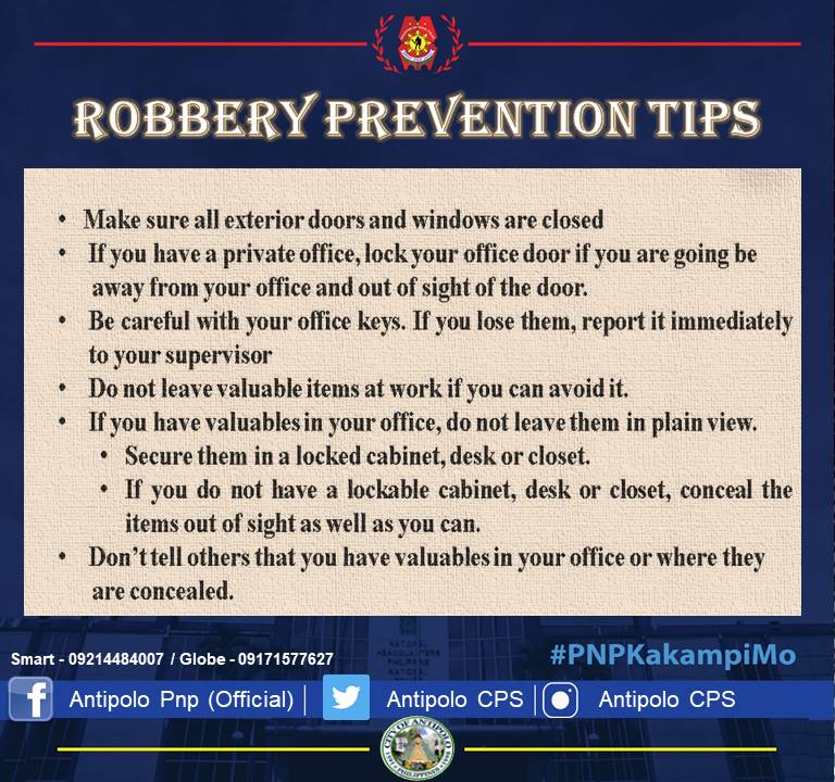Robbery Crime Prevention
