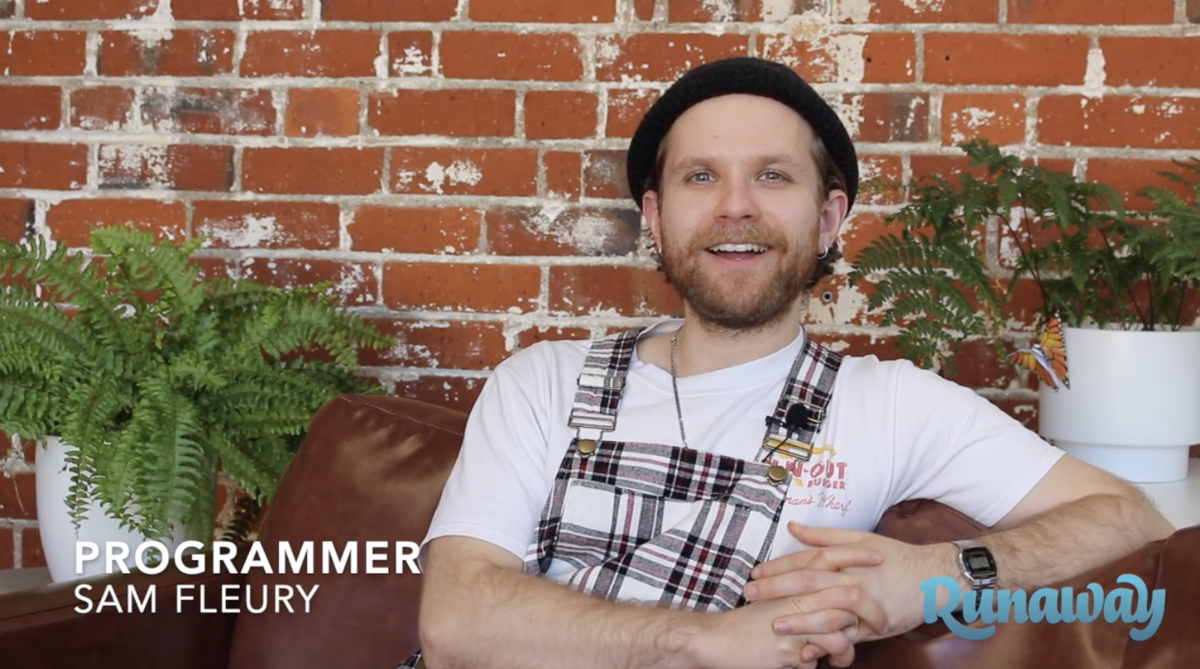 Sam Fleury used to be a cafe owner but is now a programmer for <a href="/runawayplay/">runawayplaygames.bsky.social</a>! He says that knowing how to think is an important part of his role. Check out more here: vimeo.com/441685356
<a href="/DunedinTechweek/">DunedinTechweek</a> <a href="/TechweekNZ/">TechweekNZ</a>