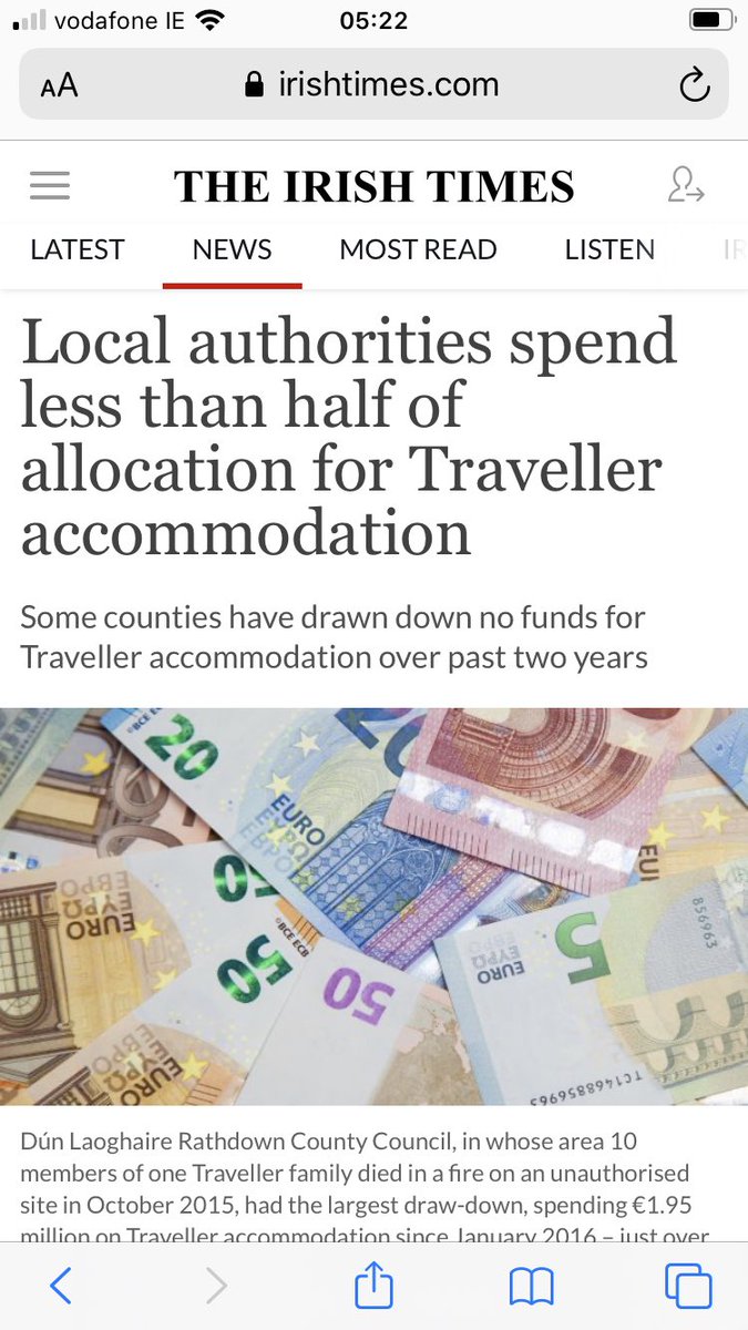 Each council has been given money to spend on Mincéirí halting sites. Many have spent NOTHING. The Irish media has also presented the Mincéirí community in a shocking & biased way. Note the small house being described as luxury (with show house pics). Third pic is Indo ‘fears’.