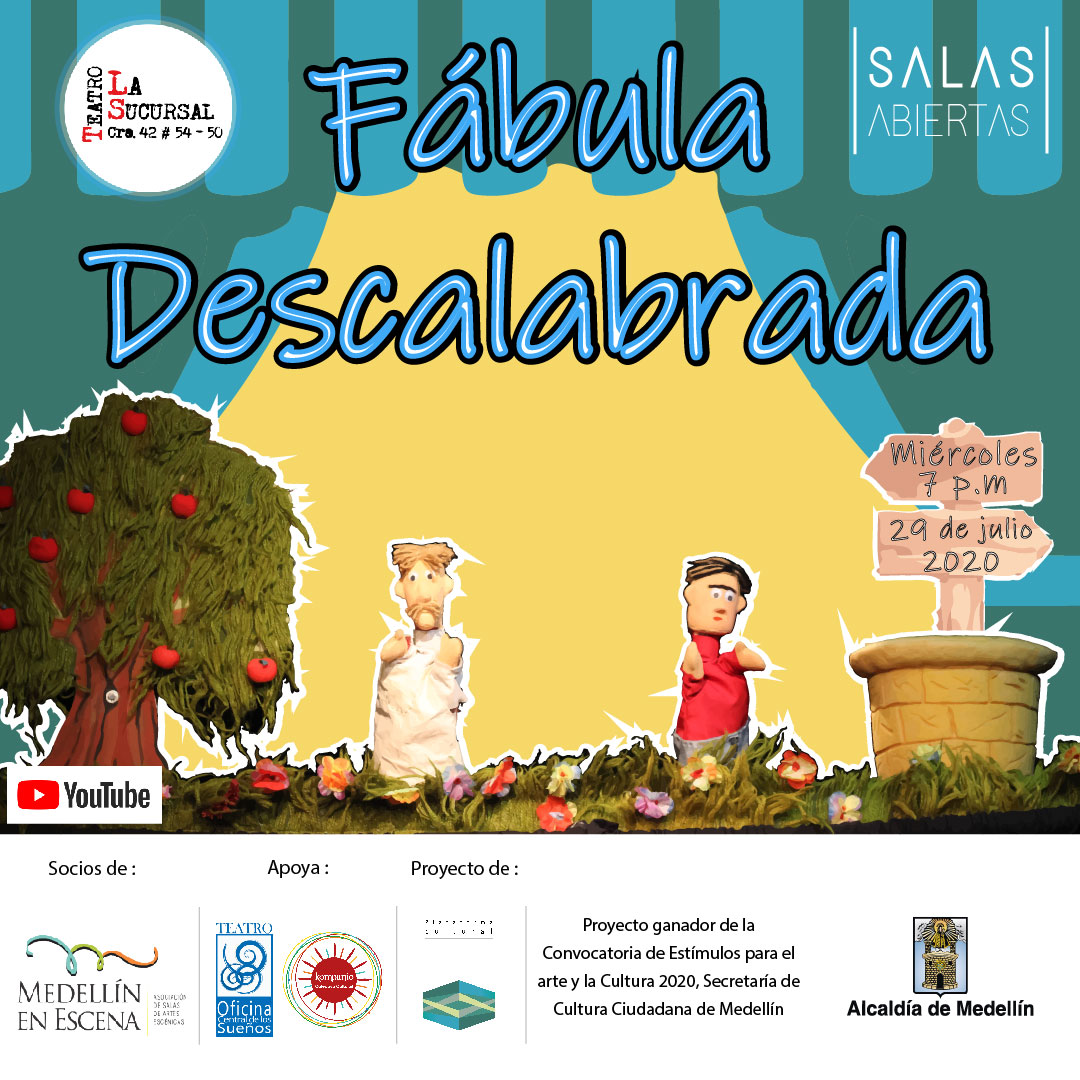 Este Miércoles 29 de julio a las 7 pm , tendremos nuestra segunda sala abierta del año a través de la página de YouTube: Plataforma Cultural Teatro . Títeres para disfrutar en familia.