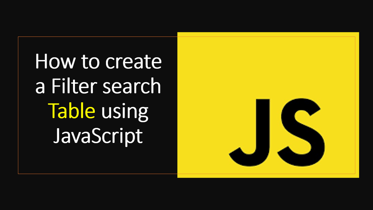 CodePractical's tweet image. In this video I will show you step by step how you can dynamically filter search any table using plain JavaScript.
youtube.com/watch?v=bQwwyh…