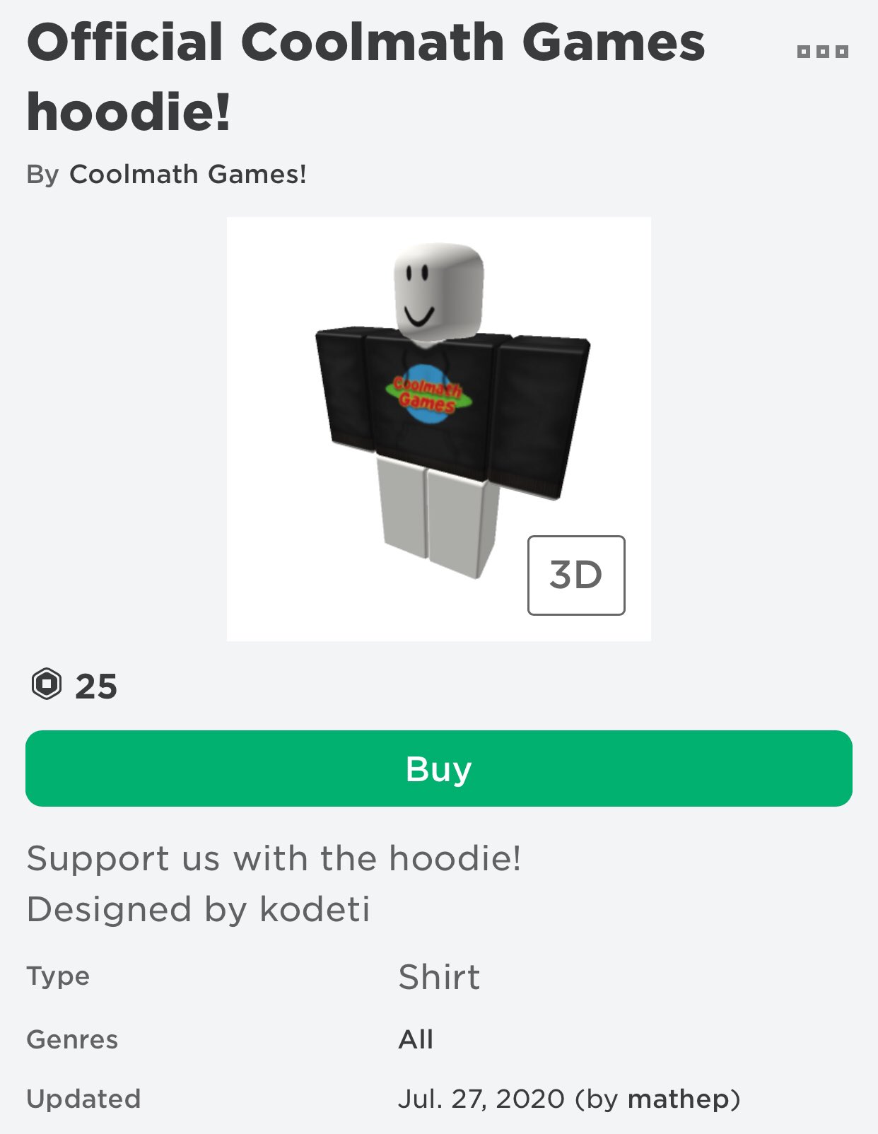 roblox cool math games shirt