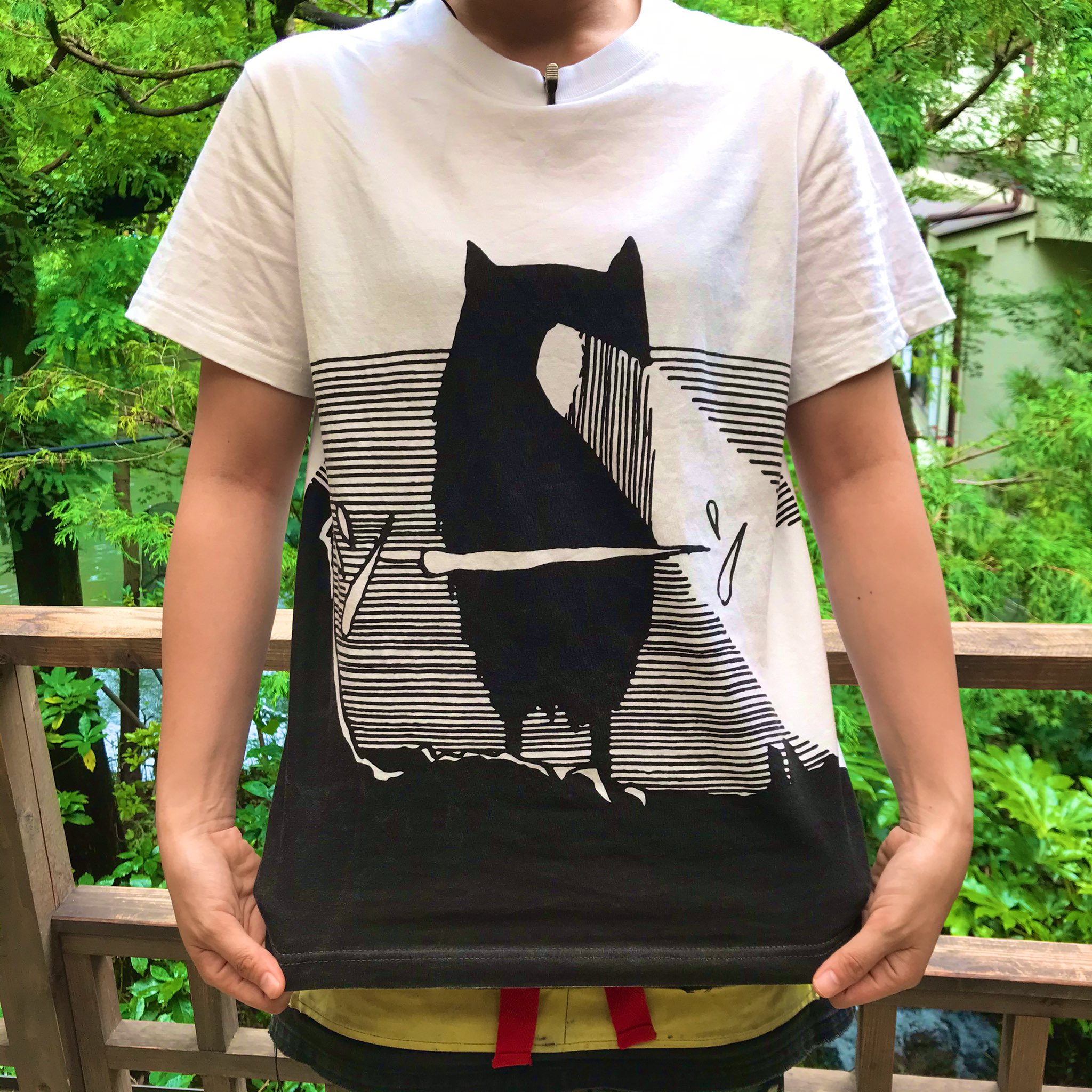 鬼太郎茶屋　20周年Tシャツ Mサイズ 選べる サイズ 】鬼太郎茶屋 オリジナル Tシャツ（ グレー ）M