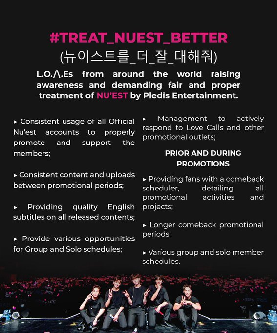 lovexili13's tweet photo. #NUEST_를_더_잘_대해줘
SEND THEM ON VARIETY SHOWS AS A GROUP 

#Treat_NUEST_Better
USE ALL SOCIAL MEDIA PLATFORMS CONSISTENTLY 

@STAFF_NUEST
 
@pledisnews
 
@NUESTNEWS https://t.co/pv3Xwhutrf