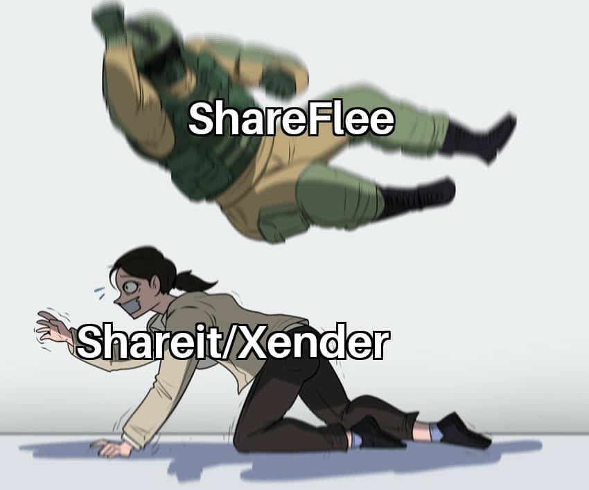 comos_girl318's tweet photo. I think I underestimated the talent of Indian youth before. 😅 This new Shareflee app shares files in the blink of an eye. My India is becoming. #Shareflee #IndiaSharesWithShareflee https://t.co/bLgvlNFQoT