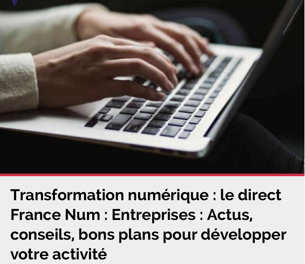 ✅ Tout l’été 👉 Entreprises 👉 Découvrez toute l’info utile pour accélérer avec le #numérique

👉 francenum.gouv.fr/comprendre-le-…

📍 #FranceNum #TransfoNum #TPE #PME