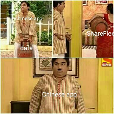 rishabhpa's tweet photo. make india gr8 again.....Use faster and convinent ShareFlee to replace the chinese apps #ShareFlee #IndiaSharesWithShareFlee @Wangchuk66 @AskAnshul @indiatvnews https://t.co/OD9RW3AL1g