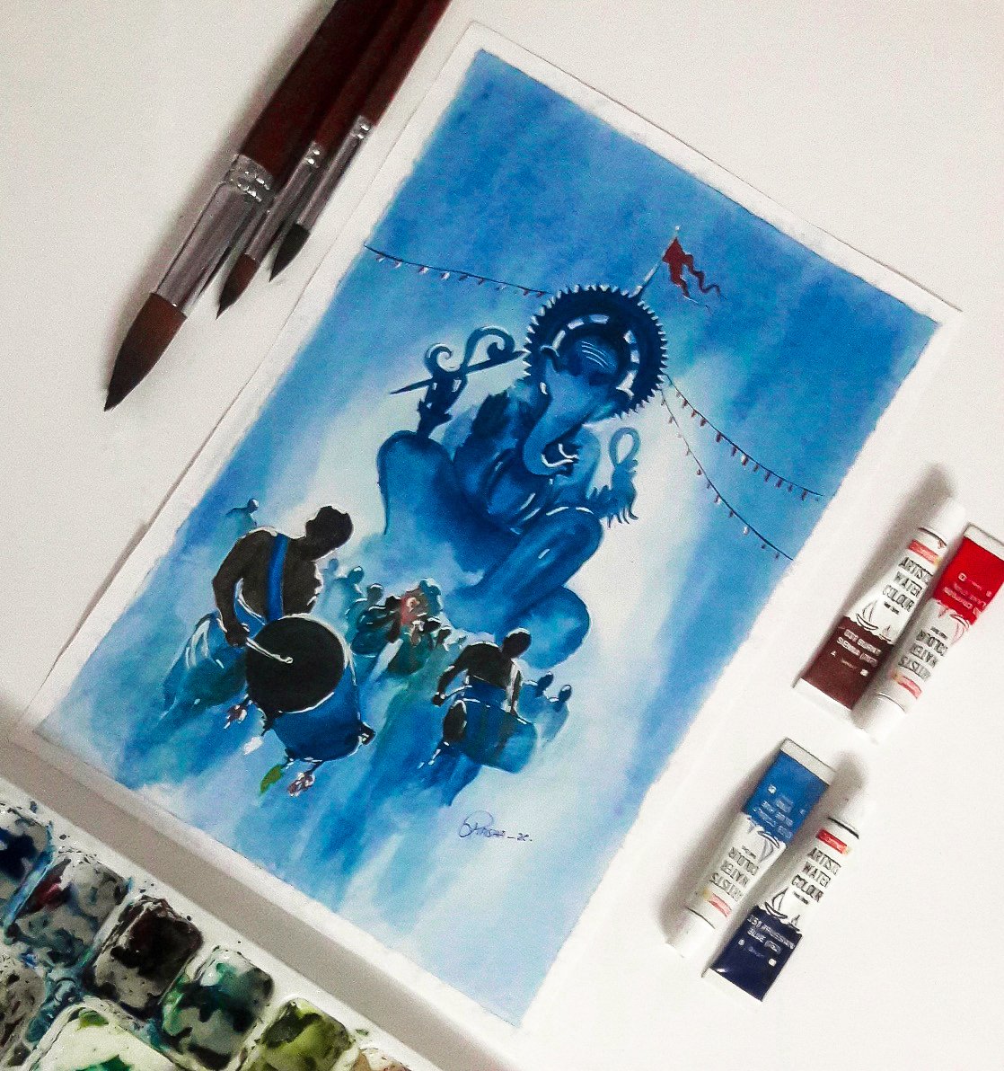 JiashaNath's tweet photo. Watercolour on paper
#watercolorpainting #Watercolour #watercolorart #watercolors #painting #artwork #artists https://t.co/Be86PMjDF5
