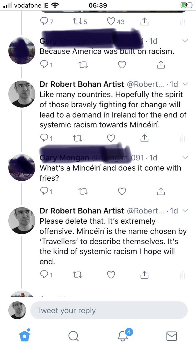 Just to add to this - here’s an example of the ‘joke’ response. I don’t belief this person is consciously racist but despite the dialogue the tweet has not been deleted because that person just doesn’t get it.