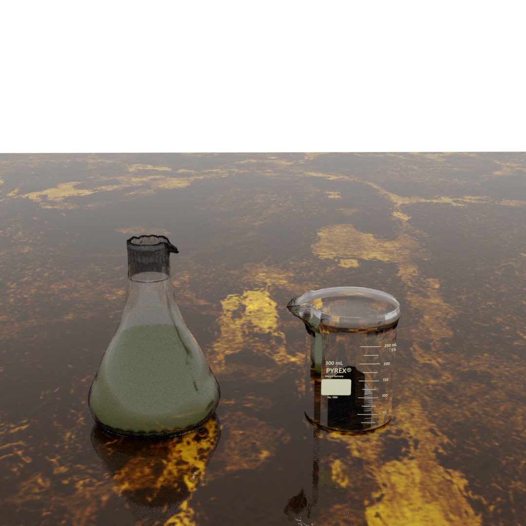 TheHaunted_Leg's tweet photo. Failed Chemistry experiment.
#blender #digitalrender #chemistry #science #noneofthisisreal #craftaday #blendercommunity https://t.co/C9D7KnVTmy