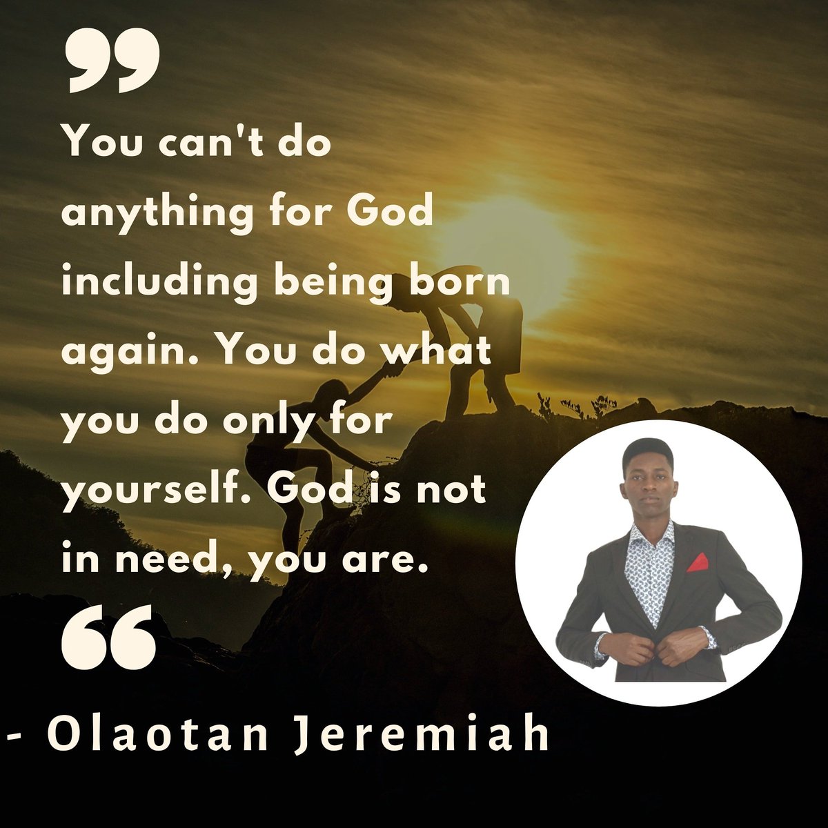 olaotanjeremiah's tweet photo. Putting God To Test.
We should not test the Lord, as some of them did--and were killed by snakes. 1 Cor. 10:9
#mindpost https://t.co/S0Qqp6cy3v