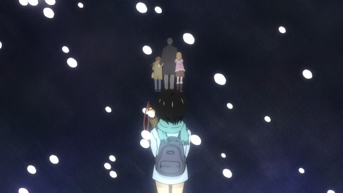 3-gatsu no Lion - The usage of water to visualize suffocation and tension (a thread).