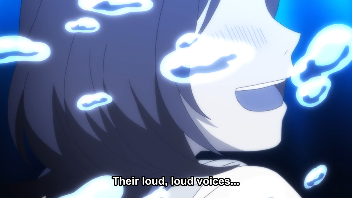 3-gatsu no Lion - The usage of water to visualize suffocation and tension (a thread).