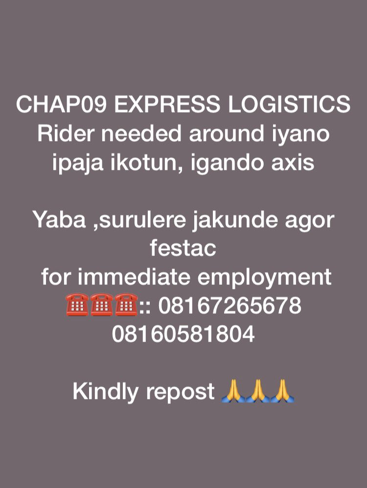 Chap09E's tweet image. Please I need 2 riders help me retweet till it get to the people that’s needs it 🙏🙏 #ridersinlagos #LogitechJeel #doortodoor