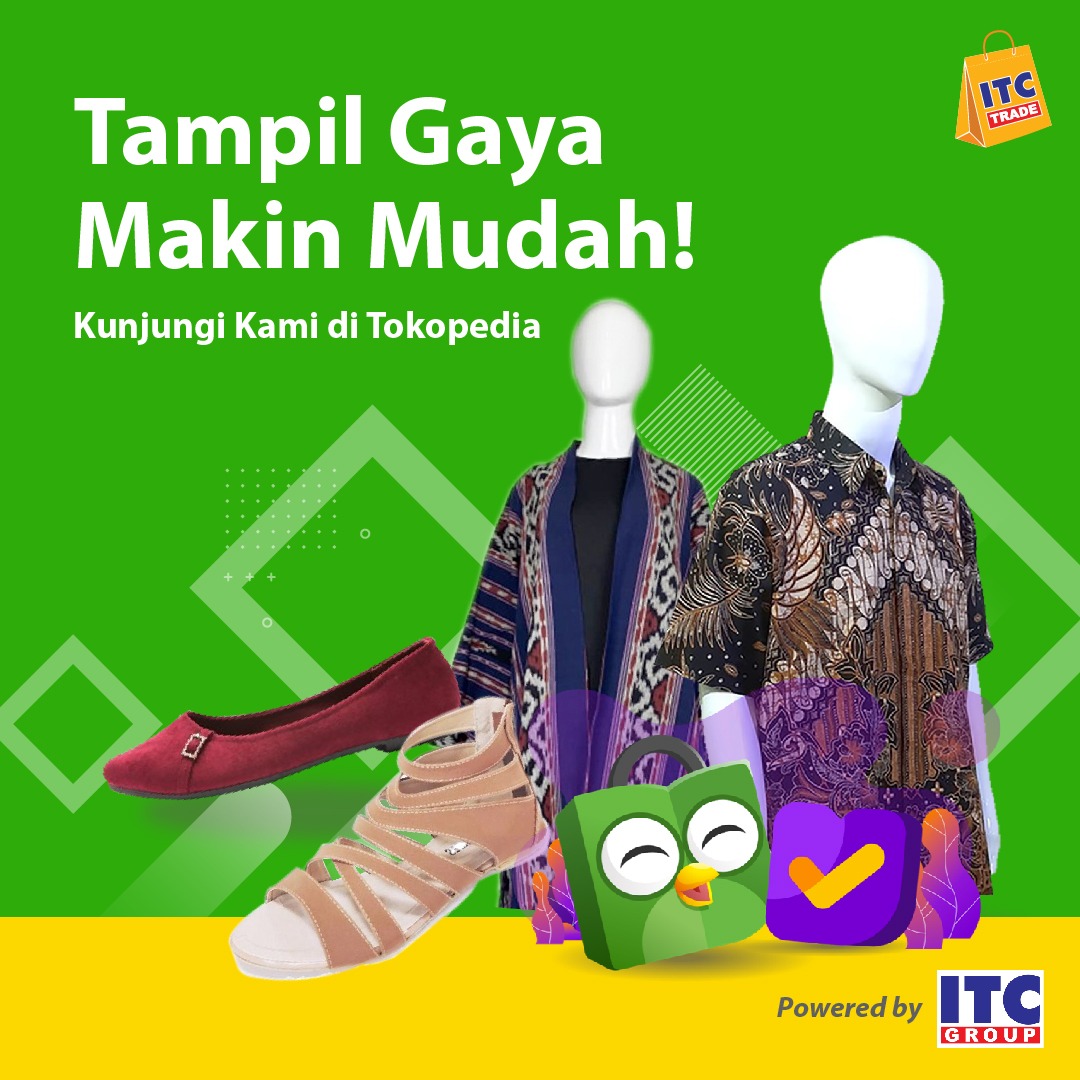 itc_group's tweet photo. Mau belanja barang favorit kamu dari ITC Group tapi masih belum mau keluar rumah?
Langsung aja yuk ke Official Store nya ITC di Tokopedia
Klik link https://t.co/yPcJt7aRNd untuk kategori peralatan elektronik
atau
https://t.co/tMlAyUfmw3 untuk kategori fashion
#infoitc https://t.co/WPVTKcorK0