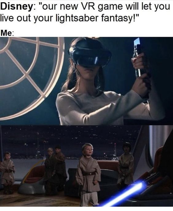DynamicsVr's tweet photo. To all the Star Wars enthusiasts - this one is just for you!😆
.
.
.
#vrfunny #vrmemes #vrgaming #vrgames #vrgamers #vrtech #vrworld #vrtoday #vrexperience #vr #vrislife #vrtechnology #virtualreality #virtualrealitygaming #virtualworld #futureofvr #vrgameplay #vrdays #vrforgood https://t.co/W9jJpNGdFK