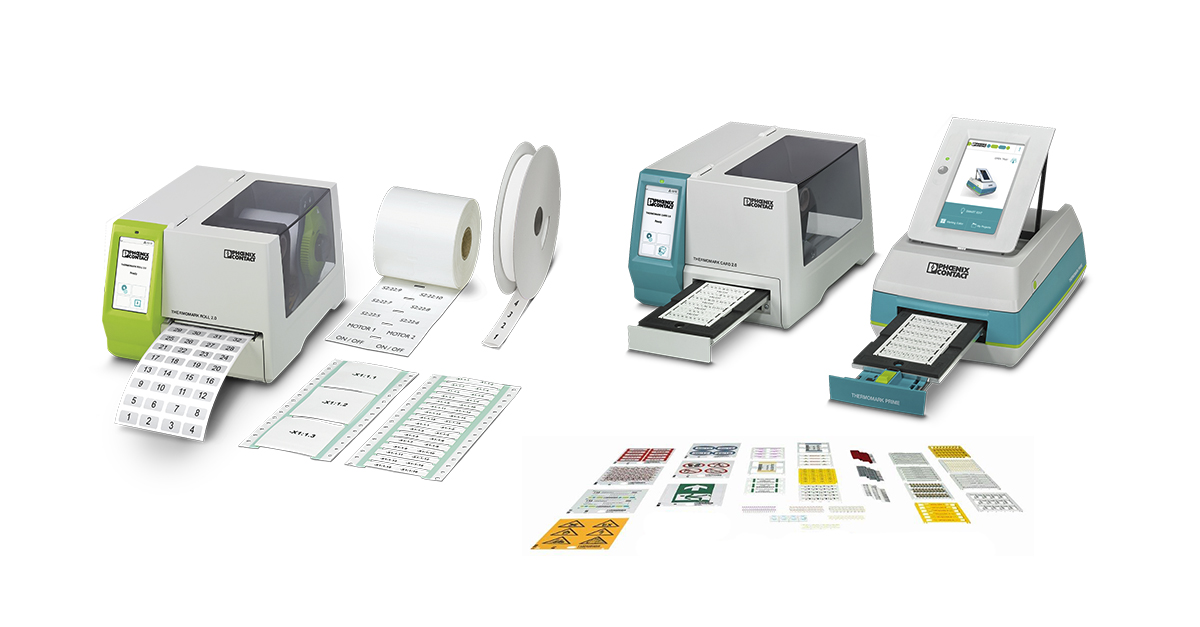 PhoenixContactM's tweet photo. The thermal transfer printing system from Phoenix Contact offers you a fast and cost-efficient printing system for marking terminals, conductors, cables, and equipment. #SimplyEasy #MobileMarking #Thermomark #ThermoTransferPrinting
https://t.co/0hzWwqCIRz https://t.co/yGFXUWUMdC