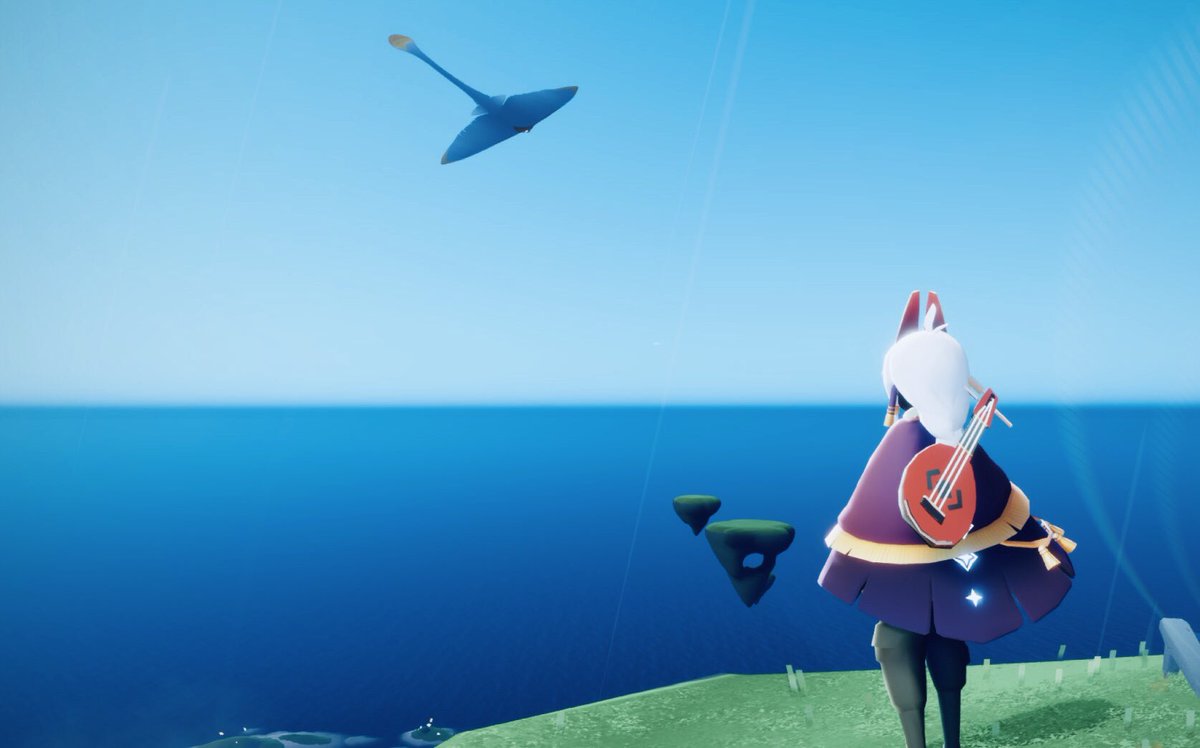 燈篭 Sky星を紡ぐ子どもたち Thatskygame マンタケープを羽織ってまた会おう