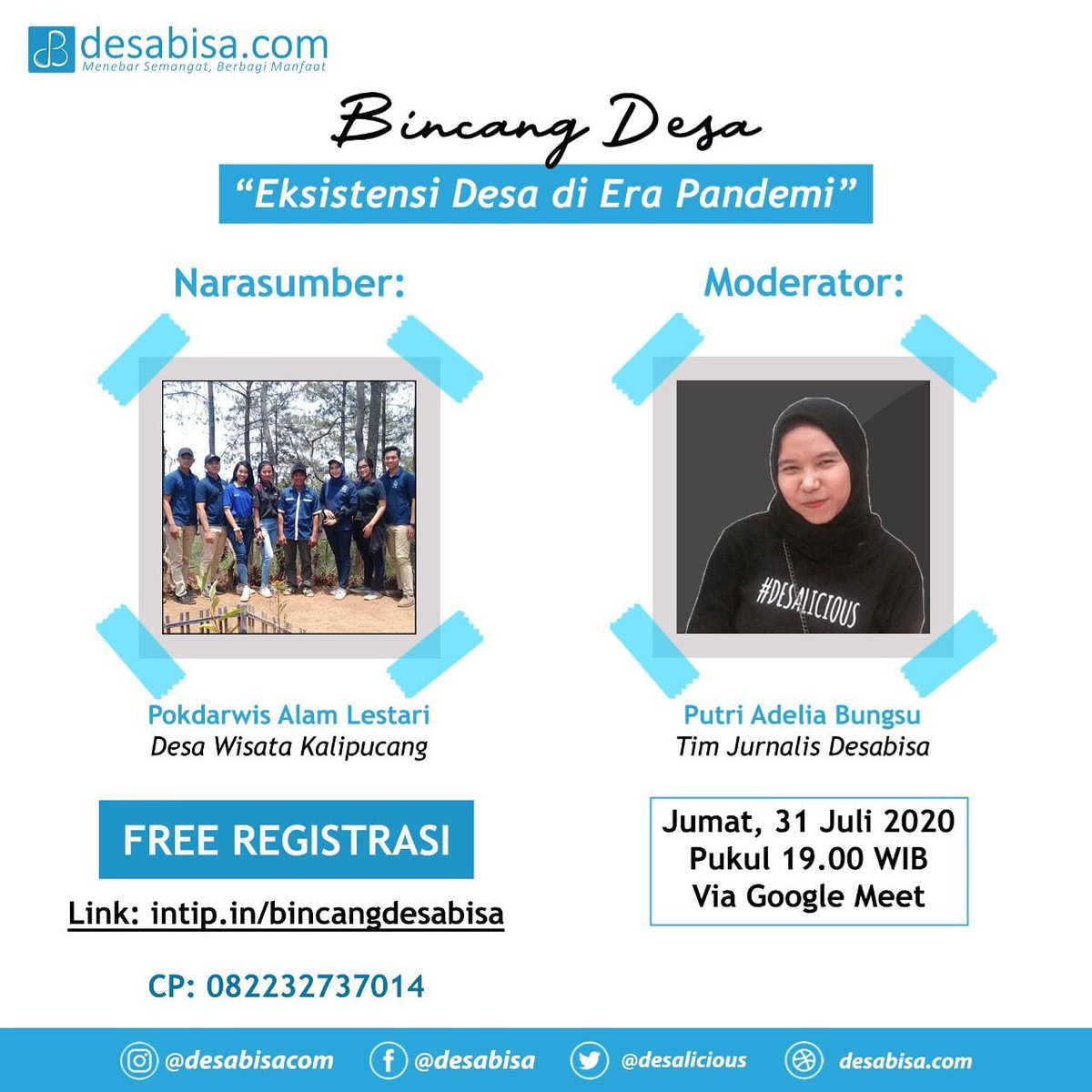 desabisacom's tweet photo. Bincang Desa https://t.co/0E7Gj6MSAM