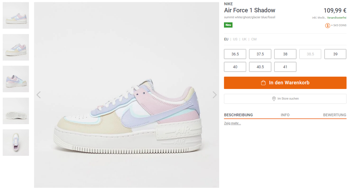 snipes air force pastel