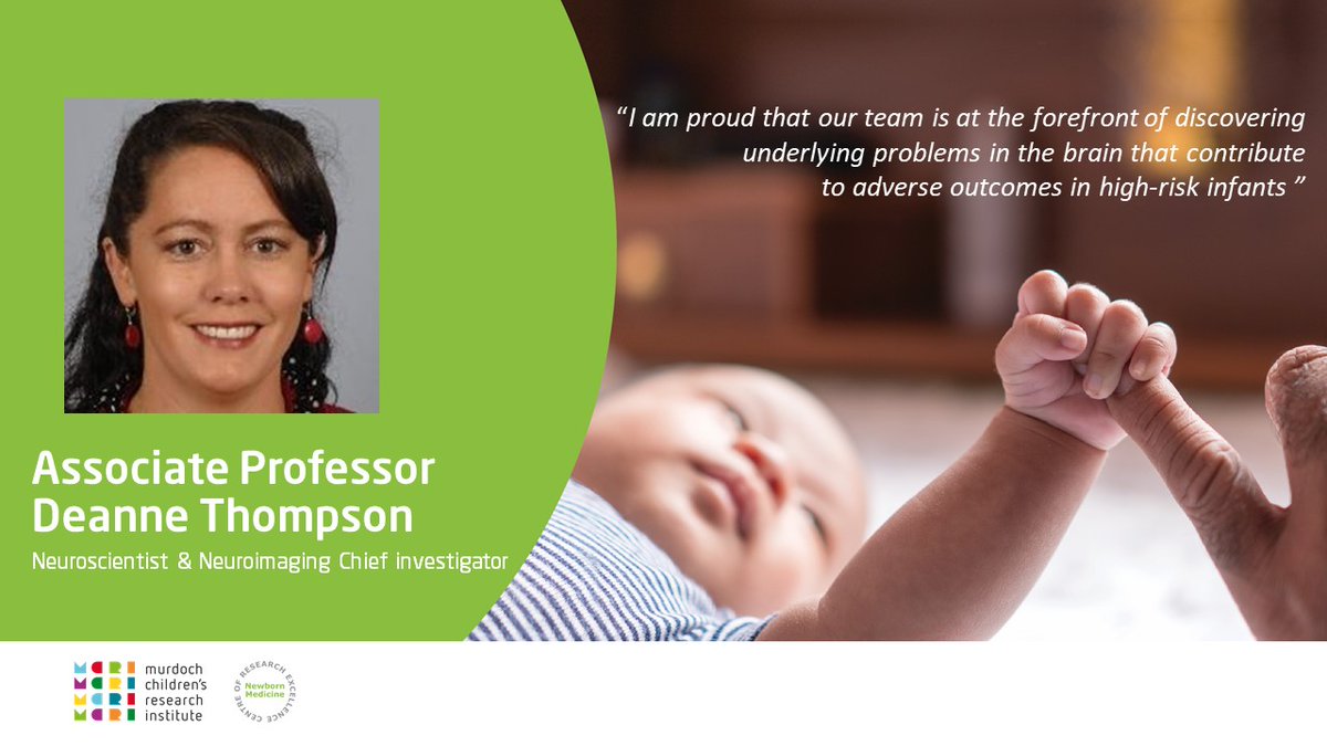 Associate Professor <a href="/DeanneThompson/">Deanne Thompson</a>, leads our neuroimaging team.
In our latest Professor Profile, Dee talks about how she started in neuroimaging, what she is working on now and  her latest publication on tracking brain growth in preterm babies
All here: bit.ly/306ePHv