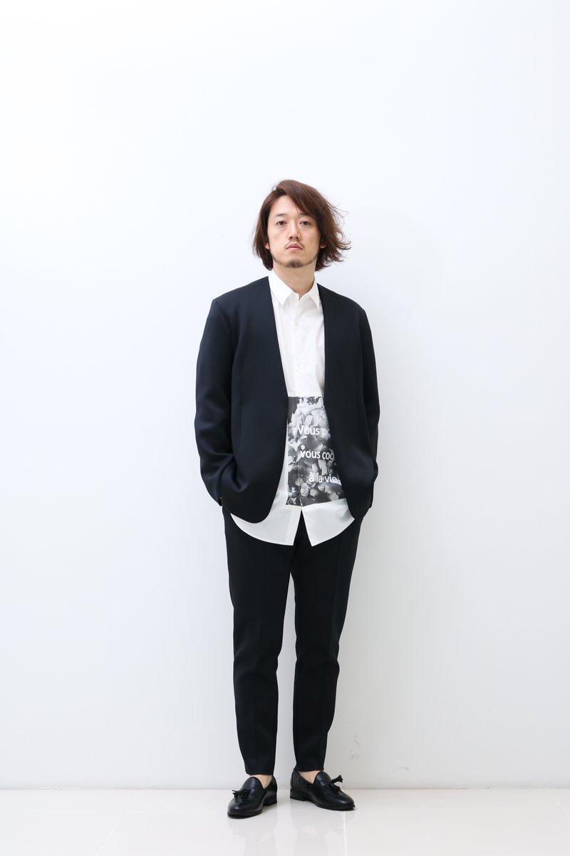 当店一番人気】 【Mサイズ 黒】MBハイエンド ノーカラージャケット
