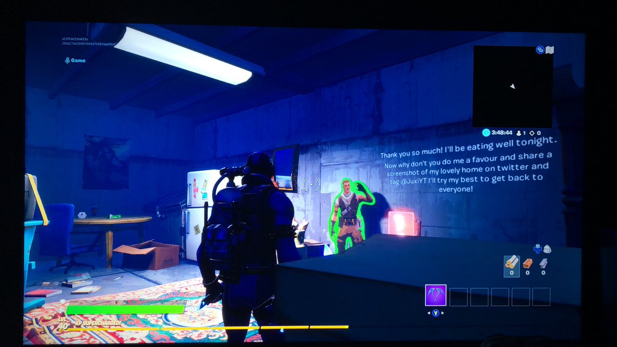 thevoidvibes's tweet photo. @JuxiYT 
Lovely home indeed! #fortnite #easteregg #ifyouknowyouknow https://t.co/JAgp9uGs3i