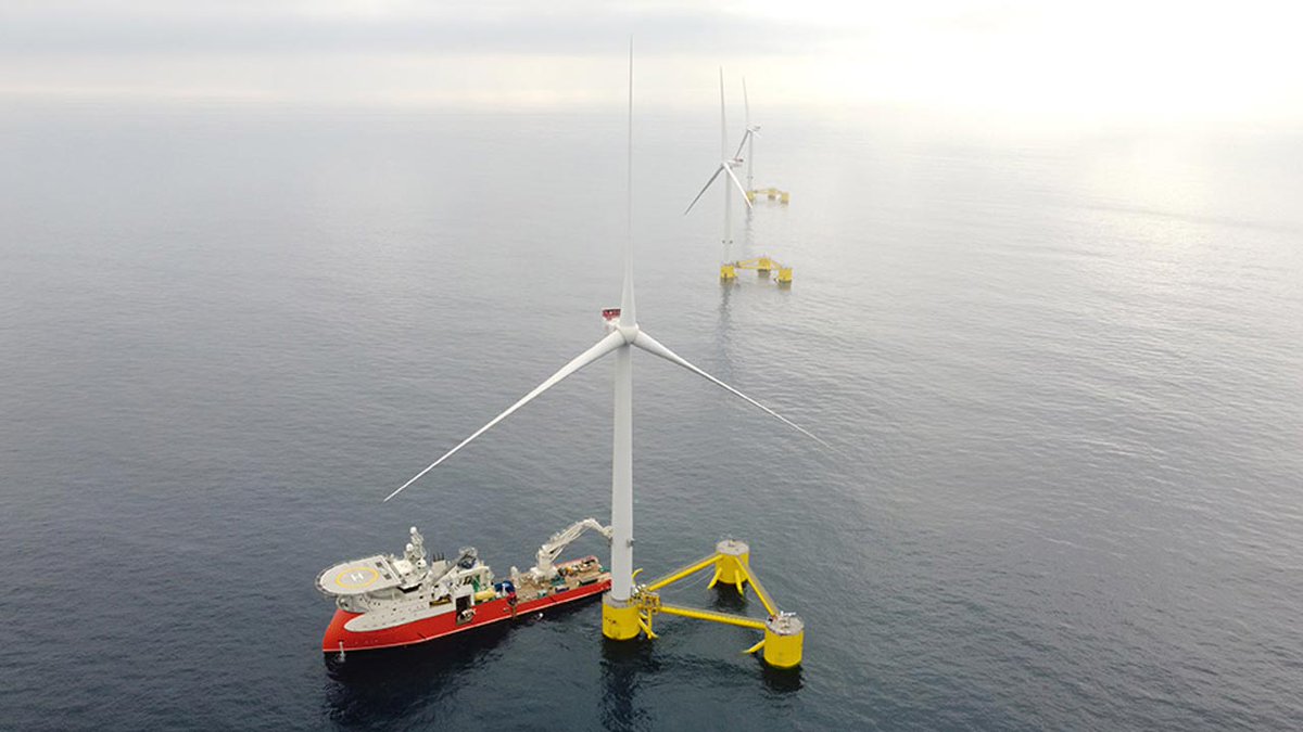 seawanderernet's tweet photo. First floating wind farm in continental Europe is now fully operational 

#renewables #windfarm #WindFloatAtlantic #Portugal #Windplus #Europe #OW #Repsol #PrinciplePower    @repsol @principlepower  @EdpRenewables 

https://t.co/gxZJBjFX2g https://t.co/RnzFqm0Zjm
