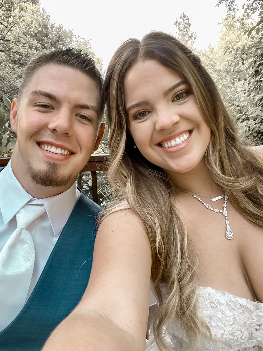 tiffffflars's tweet photo. THE WRISTENS 💍 I married my bestfriend on Saturday and I’ve never been happier. Can’t believe after all these years we are husband &amp; wife 😍 I love you forever my perfect boy 🤍 #Highschoolsweetheart https://t.co/SLlEQbdWZy
