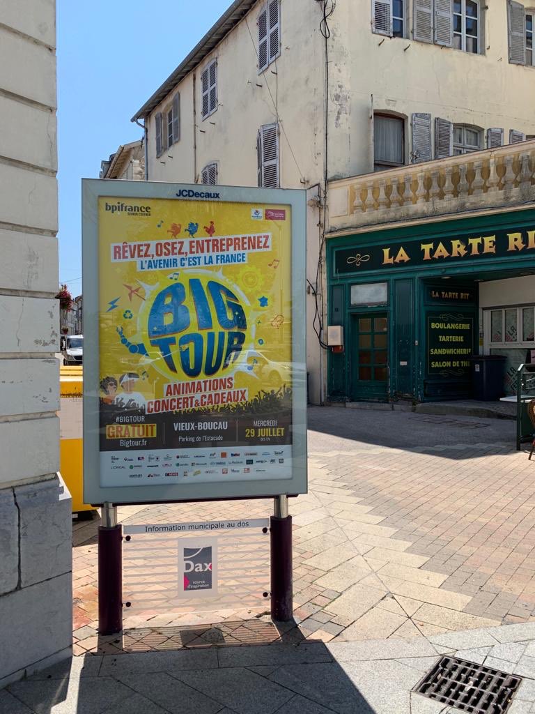 #BIGTour J-1 , La France a fait la France, elle est la fille de la #liberté. La passion est ici une vertu, la voie de l’événementiel post-confinement avec le respect des mesures sanitaires et des gestes barrières. ➡️ <a href="/laReclame/">la Réclame</a> ➡️ lareclame.fr/bpi-bigtour-23…