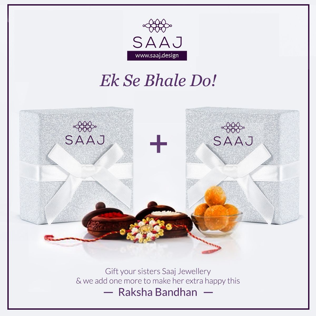 Saaj_Design's tweet photo. Saaj got you covered this Raksha Bandhan. Buy your sisters jewellery from Saaj &amp; we gift one along! Visit https://t.co/ilwDz9qDGX now!

#Saaj #SaajDesign #FreeGift #RakshaBandhan #SisterLove #BestGifts #RakhiGifts #ImitationJewellery https://t.co/AoKrzORvIV