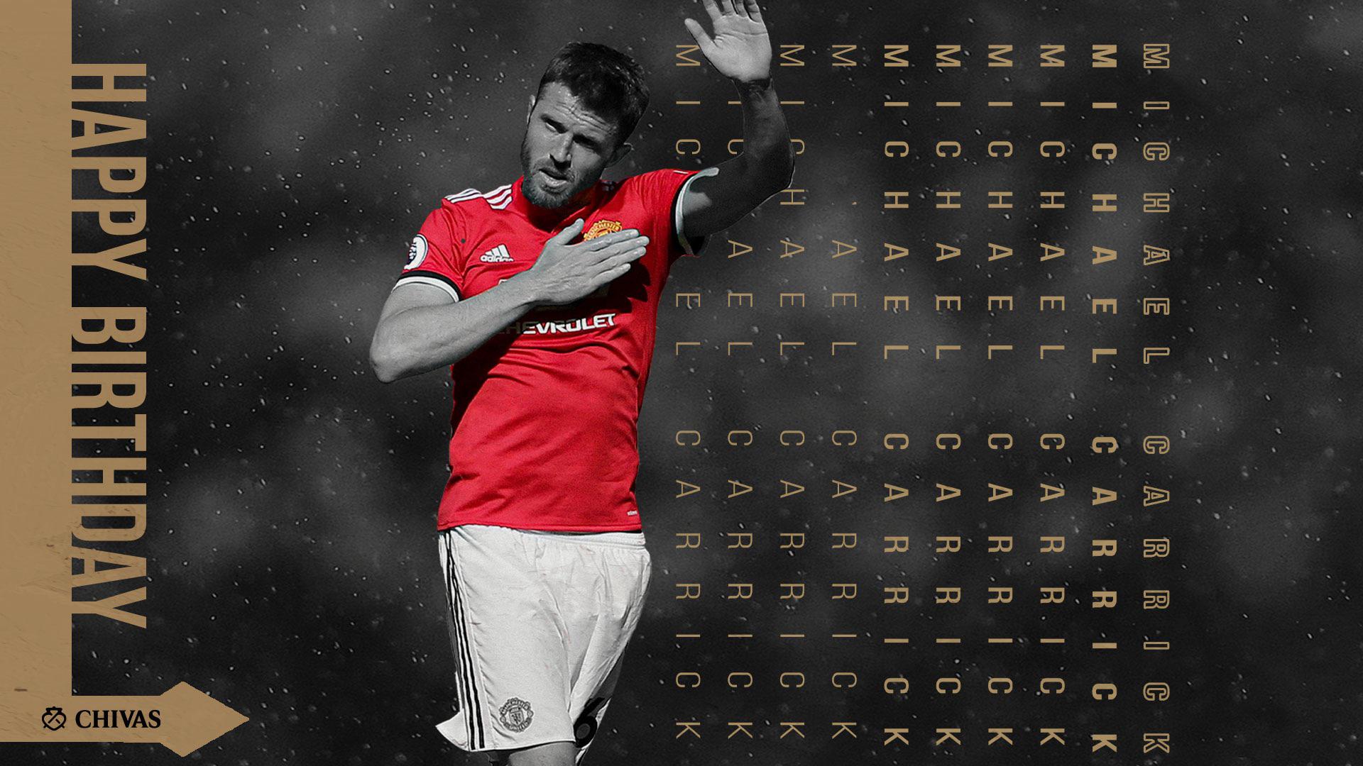 Happy Birthday to our former captain and now coach Michael carrick!  