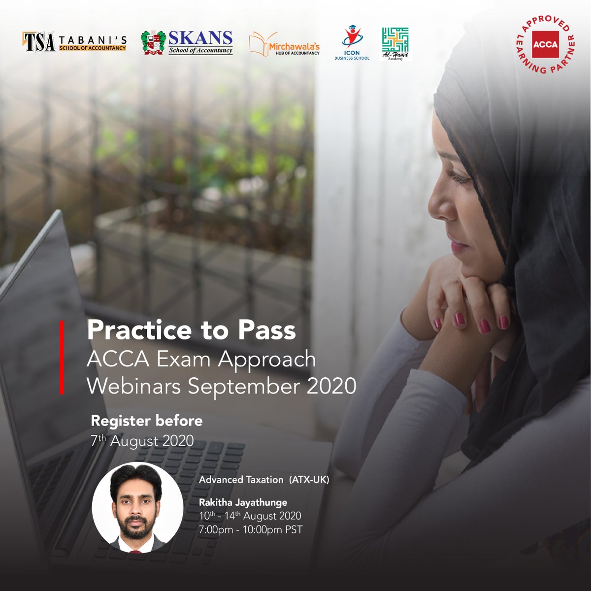 ACCA_PK's tweet photo. Preparing for Advanced Taxation (ATX-UK) exam? Join our Practice to Pass revision sessions and be fully exam-ready. Register now: https://t.co/Br9yJv1Niy
#PracticetoPass #ACCAExams https://t.co/KOnjwE0cis