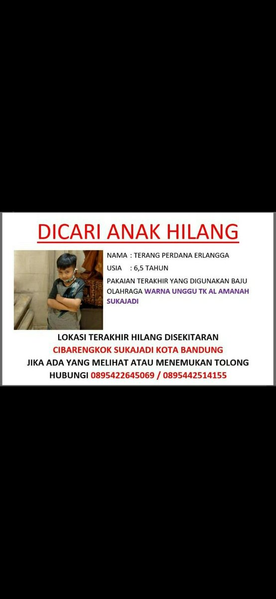 infobdg's tweet photo. Via @diyanboim : Info orang hilang https://t.co/kIDbaSRMl8