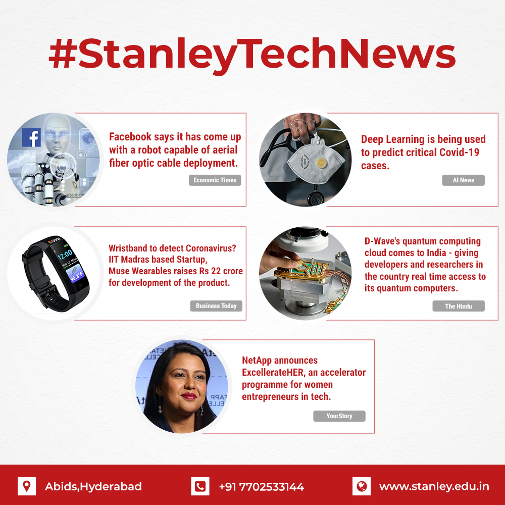 stanleywomensc1's tweet photo. Here is a look into the latest tech happenings around the world.
#StanleyTechNews
#MuseWearables #ExecellerateHR #D_Wave
#ExcellerateHR  #CII #Women #FICCIwomen
#Stanley #StanleyWomensCollege https://t.co/71RIHc6lfL