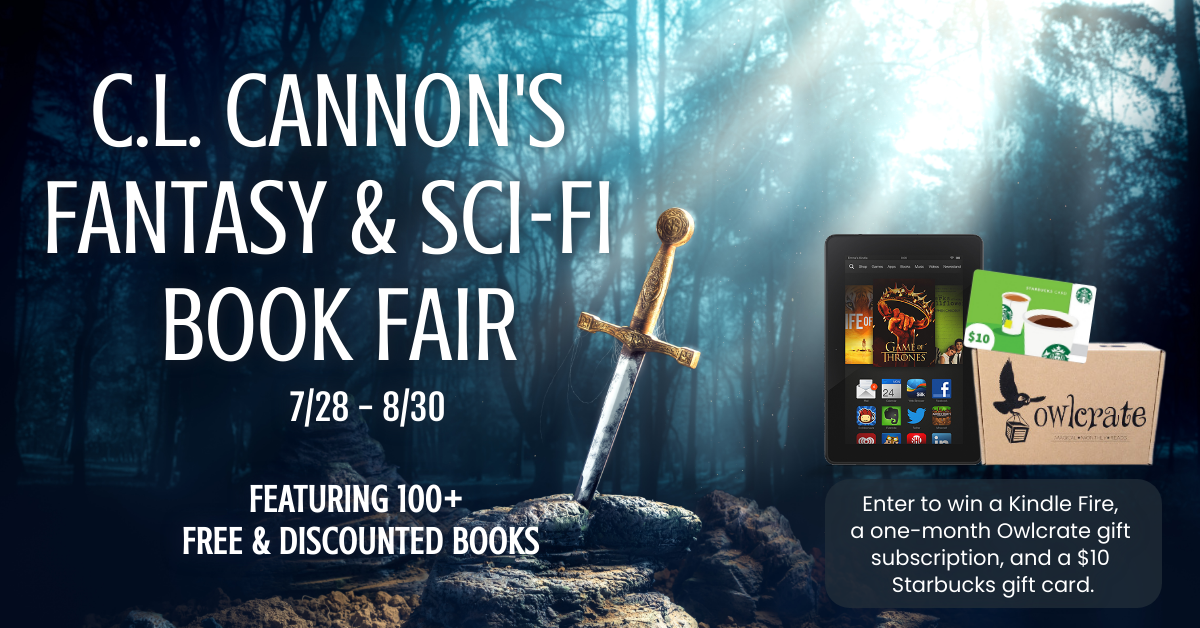 CLCannonAuthor's tweet photo. Our latest #Fantasy &amp; #Scifi Book Fair is now LIVE! 100+ #free, discounted, &amp; #KindleUnlimited books.

🚀 View the fair here: https://t.co/6K5S5WNrdt ⚔️

Plus, enter for your chance to win a #KindleFire, a one-month subscription to #Owlcrate, &amp; a $10 #Starbucks gift card! https://t.co/fUG2tHxwD2