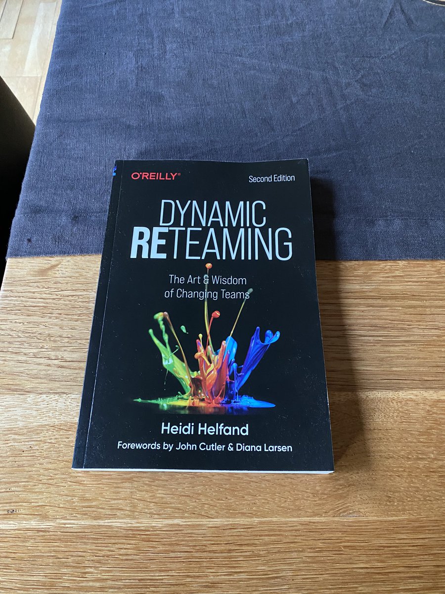 DavidJCMorris's tweet photo. Super excited to get my copy of #DynamicReteaming second edition from the amazing @heidihelfand ... can’t wait to dive in and see what’s changed. https://t.co/9HkQbStjiL