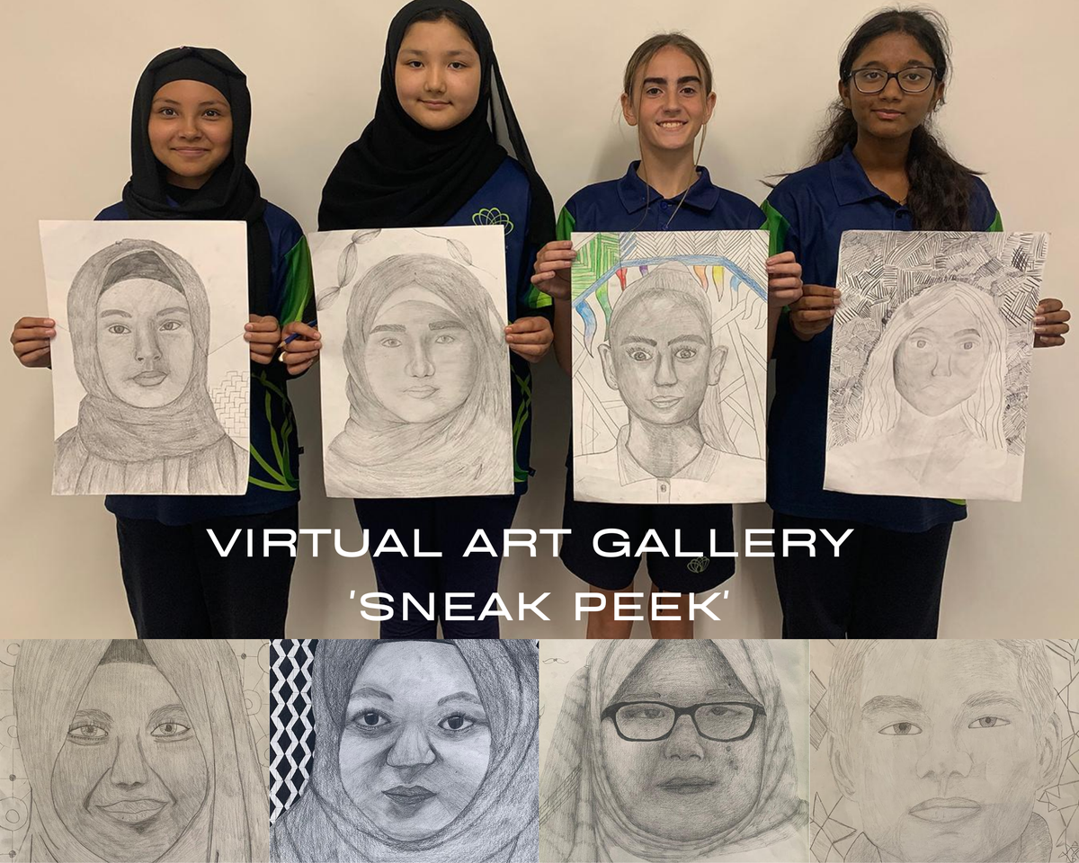fountaingatesc's tweet photo. Our Arts Department has been busy working on a digital gallery to showcase FGSC students fabulous visual and performing Art projects and adventures!

A sneak peek into this gallery showcases the Year 7 Elements of Art ‘Portrait Unit.' https://t.co/HeDY9BJf3B