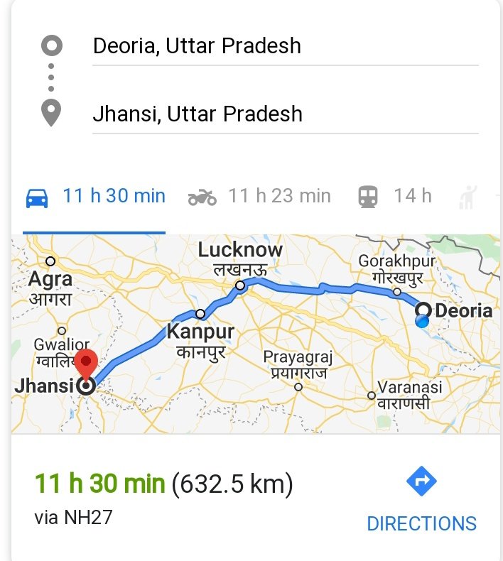 ranvijay_bhim's tweet photo. #UP_BEd की प्रवेश परीक्षा की डेट है 9 अगस्त...
इस छात्र ने एग्जाम सेंटर 1.#इलाहाबाद 2.#वाराणसी 3.#लखनऊ choose किया था...
इस #कोरोना के भयावह समय में इसका सेंटर भेजा गया है, #झांसी , इस छात्र का घर है #देवरिया,, #देवरिया से #झांसी की दूरी 632 हैkm https://t.co/uTaJ1YoIXO