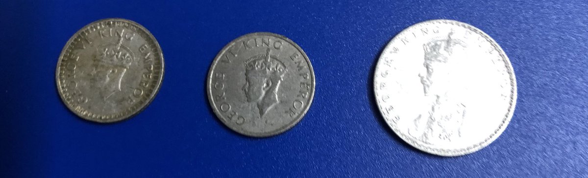 #coincollection 
#EastIndiaCompany 
#BeforeIndependence #coins
#OneRupee #SilverCoin
Period : 1912- 1942