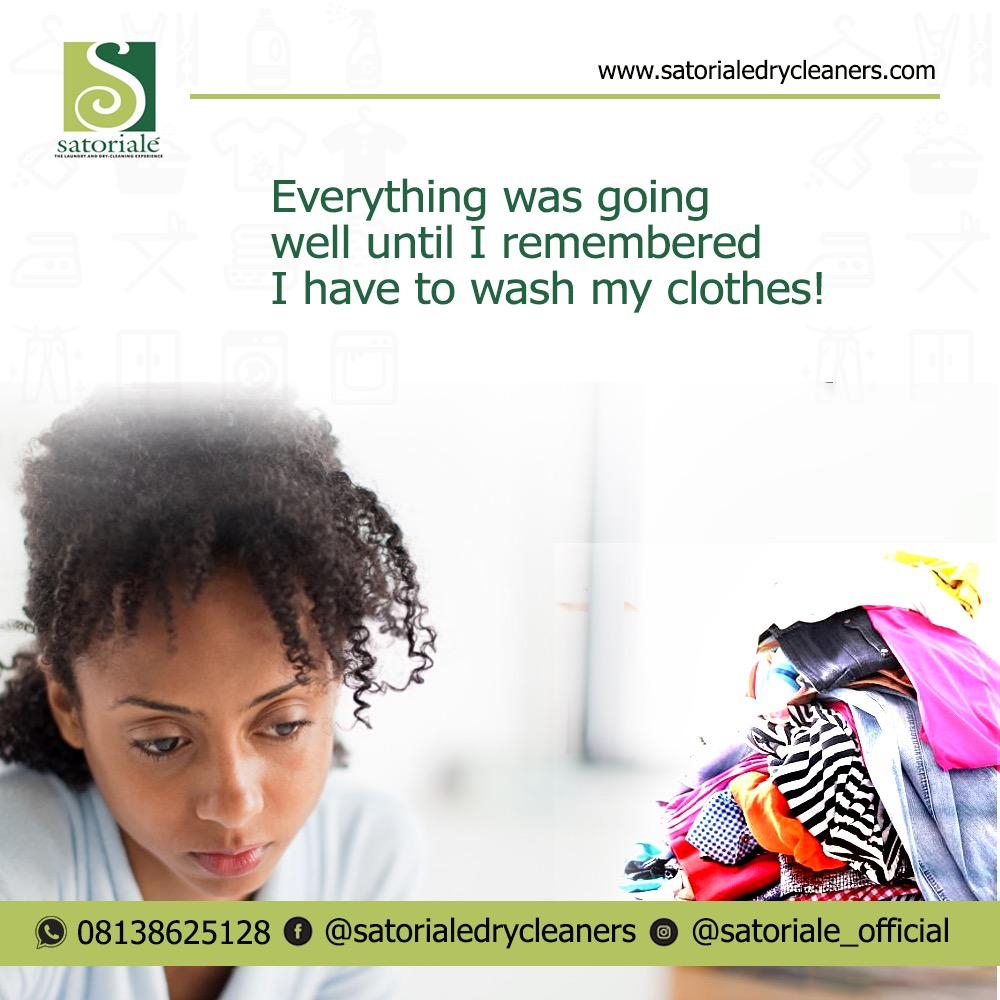 Don’t let the thought of doing laundry spoil the fun!!
.
Get your clothes sparkling again with no hassle. Call #satorialedrycleaners to handle your laundry while you get busy !

.
-
-
-
-
#drycleaners#laundry#laundrystore #laundryinlekki #laundryinlagos #lekkihub