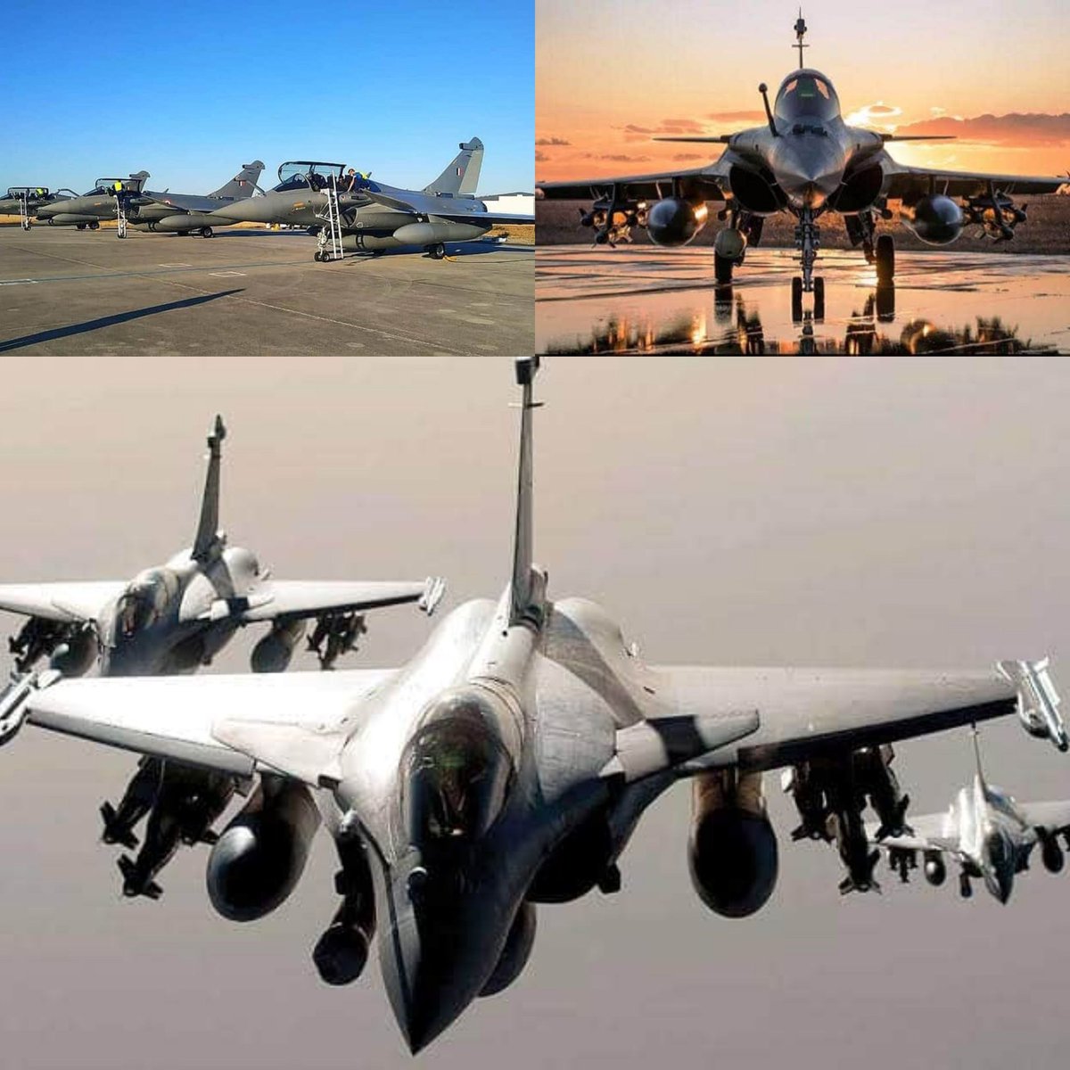 Biswajitjena184's tweet photo. After 22yr First batch of five #Rafale fighter aircraft takeoff from France for their new home at AF Stn. AMBALA on 29july 2020.
4th generation fighter Aircraft #Rafale
#End_of china & Pakistan..
@IAF_MCC https://t.co/CBKuAlRpOh