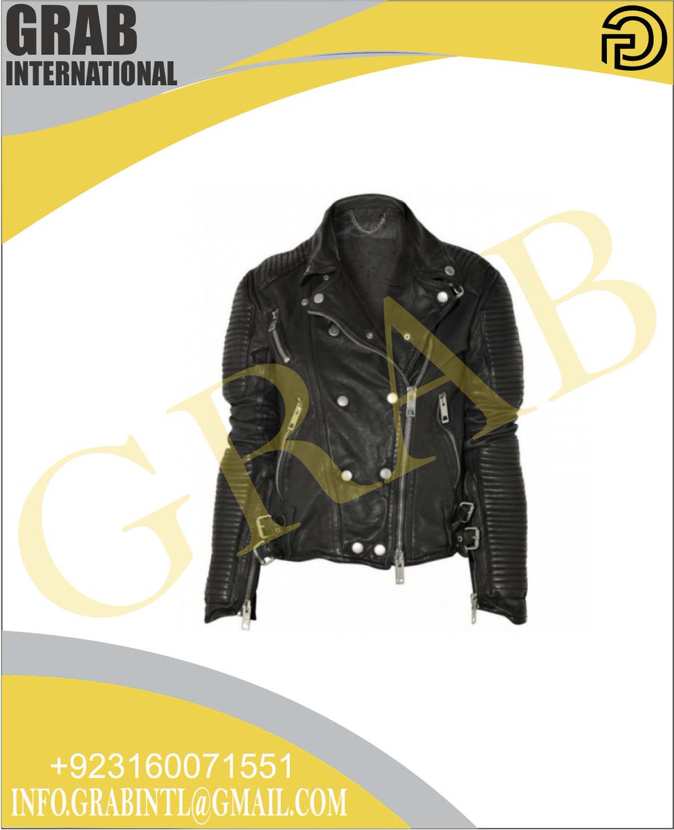 GrabInternatio1's tweet photo. Leather Jacket in Pakistan (GRAB INTERNATIONAL)
https://t.co/9prOACtJqF
#leatherjackets #leatherjackets #allblackoutfit #leathercraft #leatherskirt #followme #likeforlike #blackoutfits #leatherearrings #leatherpants #leathercraft #leatherskirt #leatherleggings #leathershoes https://t.co/z5NyjgTybj