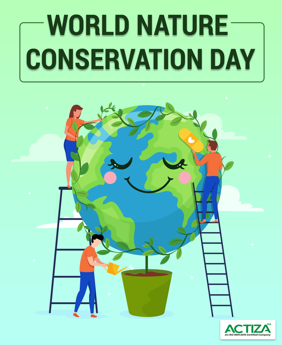 actizapharma_'s tweet photo. The world is losing its greenery and we should all try our best to not let this happen. So be alert and wish everyone a very Happy World World Nature Conservation Day! 

#NatureConservationDay #healthy #environment #WorldNatureConservationDay #naturelover #HepatitisDay https://t.co/jp5f8zAuZ6