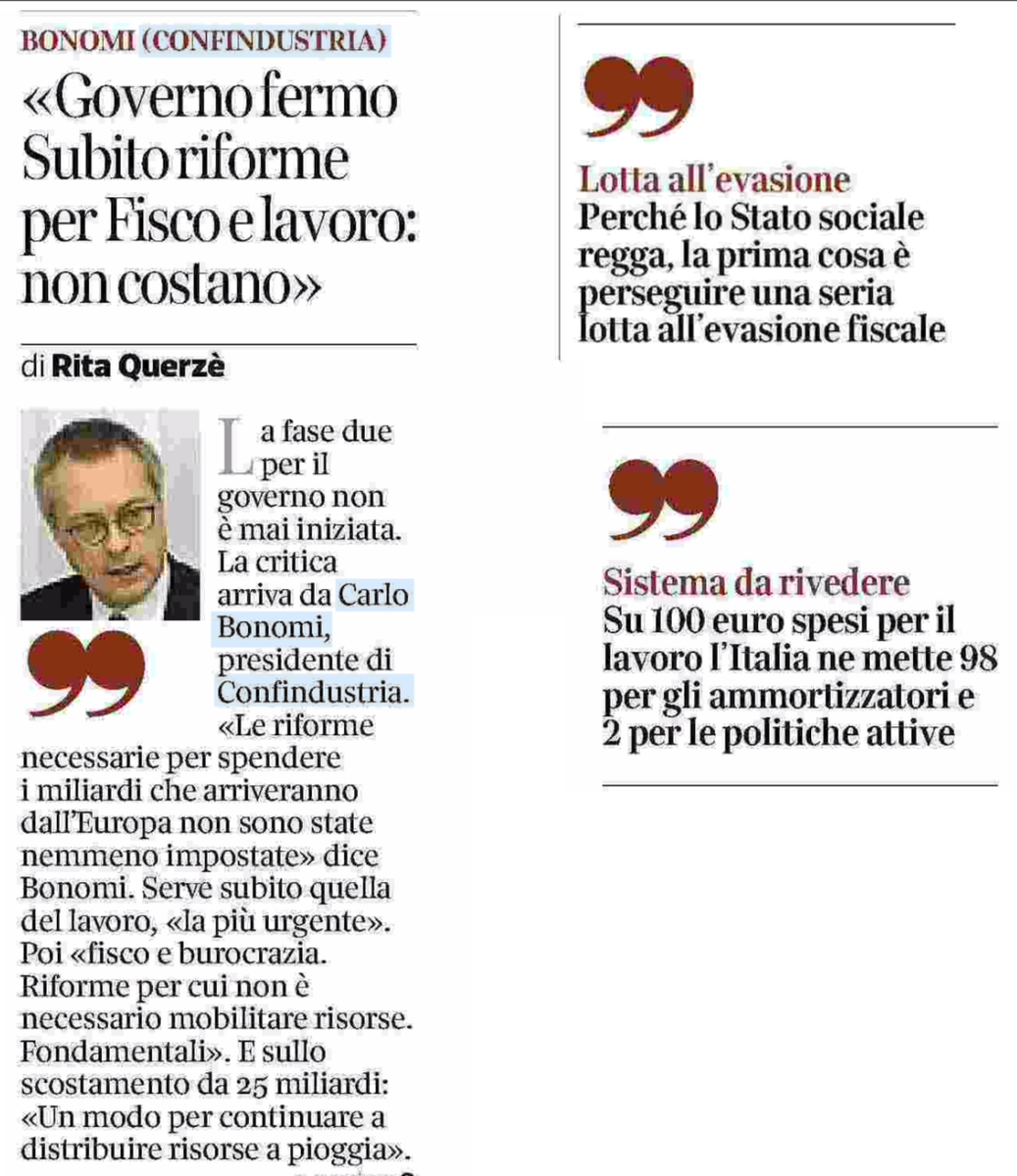 Carlo Bonomi tweet media