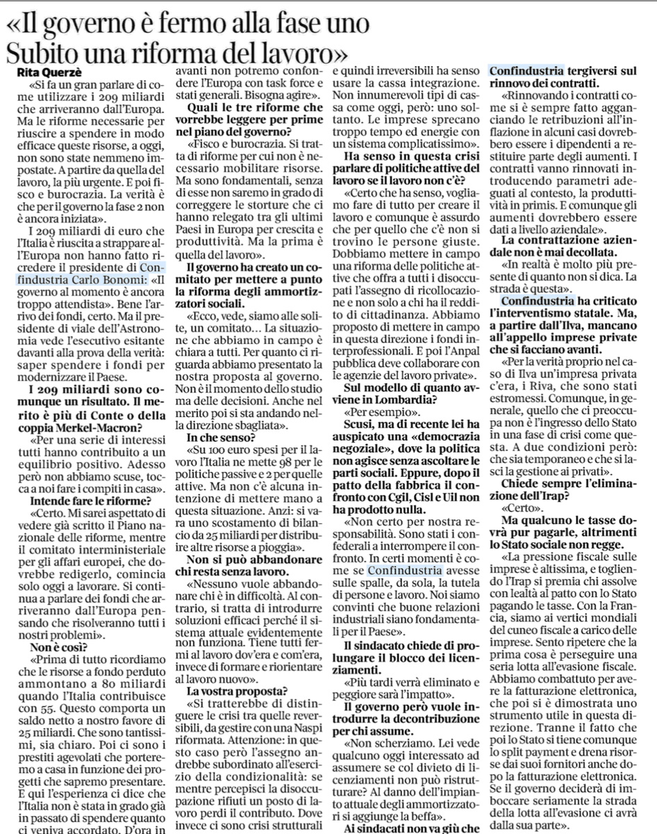 Carlo Bonomi tweet media