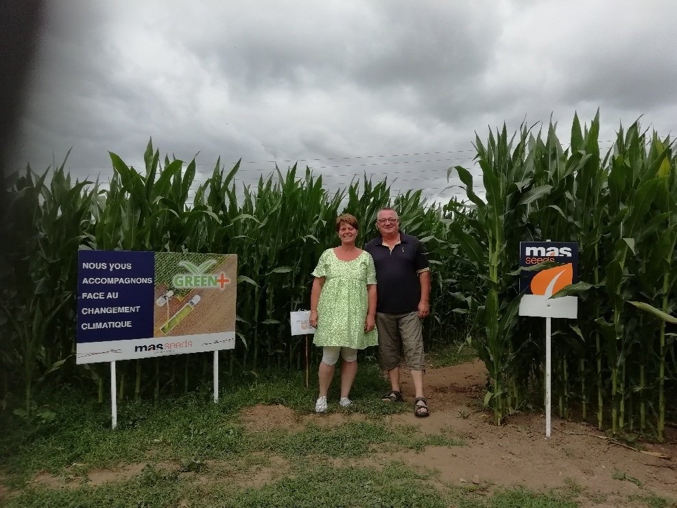 GuiboutCarine's tweet photo. #MASSeeds accompagne M et Mme LE OUE #agriculteurs à Caudran (56) dans la diversification de leur exploitation. Allez visiter le labyrinthe de #maïs et déguster les #Kastell Glace. https://t.co/9ZP2OtQxol