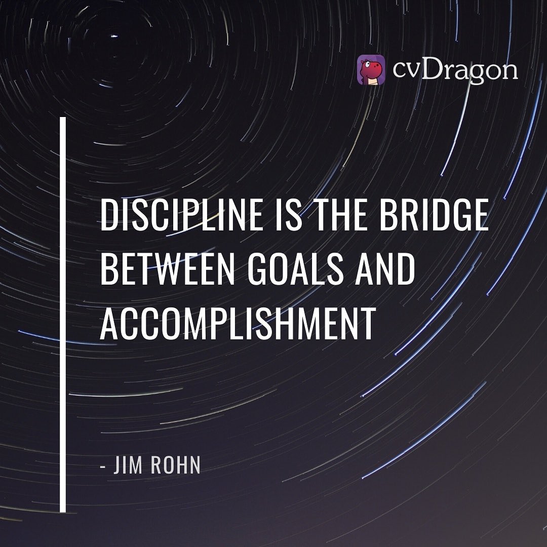 cvDragonIndia's tweet photo. Discipline - The bridge between goals and accomplishments.
.
.
.
#goals #accomplishments #bridge #bridges #goalsetting #lifelessons #jim #author #authorsofinstagram #simplequote #simplelife #quotesblogger #quotesgram #lifelearning #learningathome #achievements #resumecreation https://t.co/35XJjttEM7