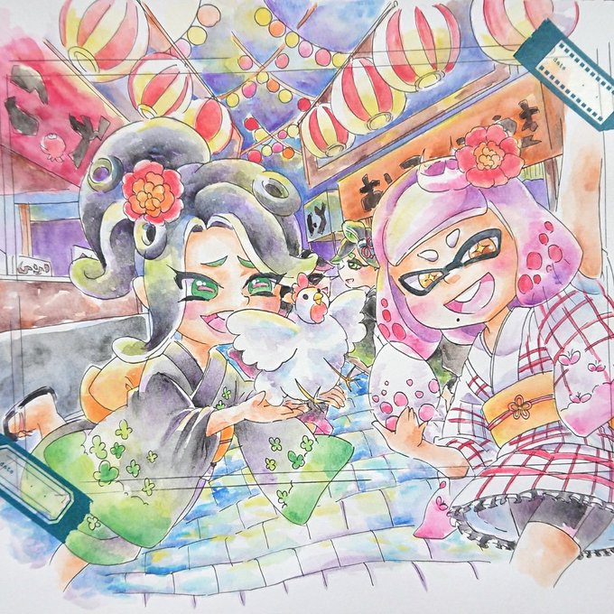 スプラトゥーン3周年のtwitterイラスト検索結果