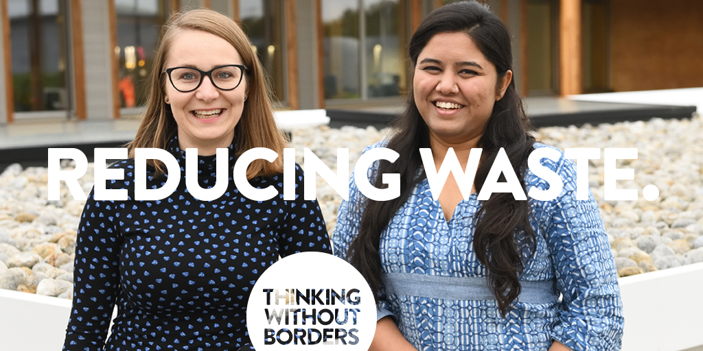 uniofeastanglia's tweet photo. #ThinkingWithoutBorders #AlumniHeroes

Reducing waste one pot 🍲 and pan 🍳 at a time. Our @UEAGrads Ismat Imaan &amp; Jana Belovicova noticed that students can throw a lot of stuff away when they move out. So, they set up @kippleUK to provide students with sustainable starter kits. https://t.co/YwwybH32bz